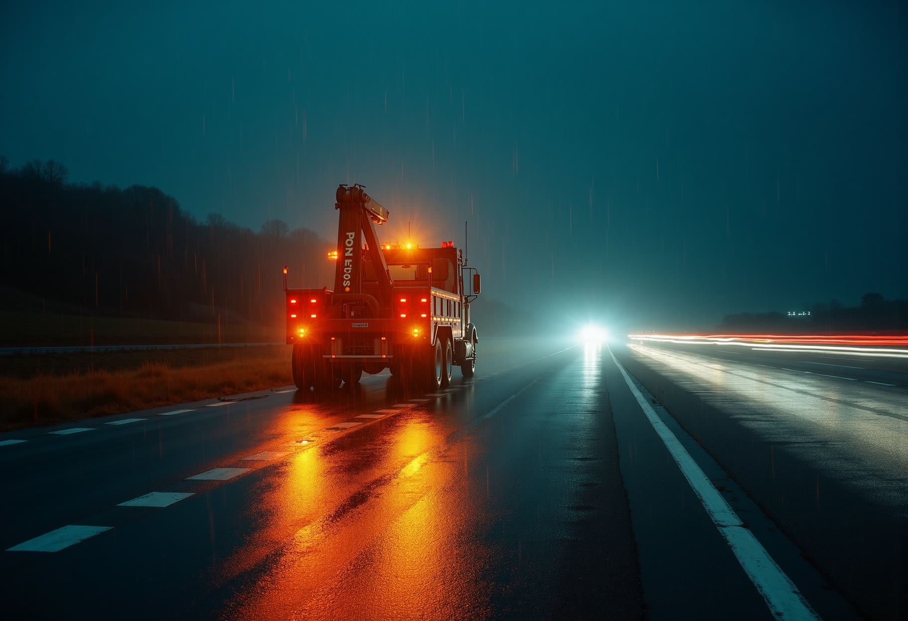 Hookline Towing & Recovery on the job